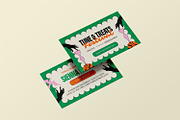Tunes & Treats Fest - Business Card, a Business Card Template by StreaksideStd (Thumbnail 2 of 3)