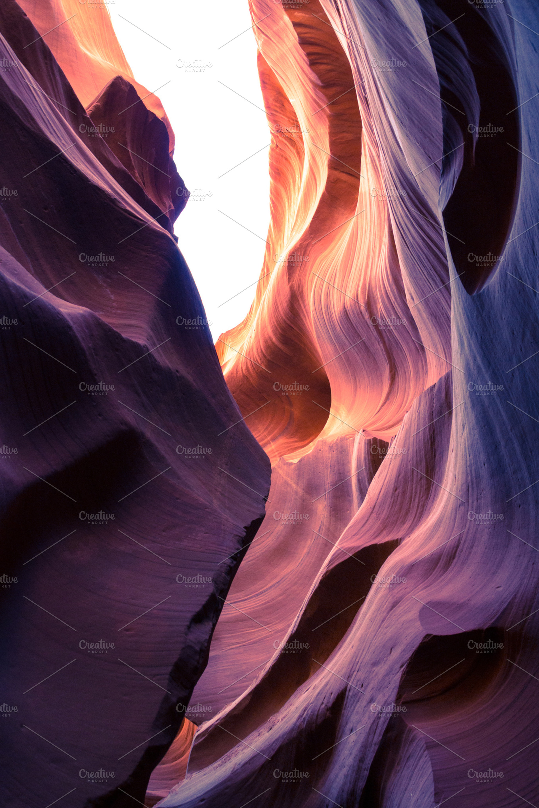 Lower antelope canyon featuring red, permit, and reservation, a Nature Photo by Kitko photography shop