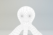Cartoon Octopus, an Animal 3D Model by XYZ Space (Thumbnail 5 of 5)