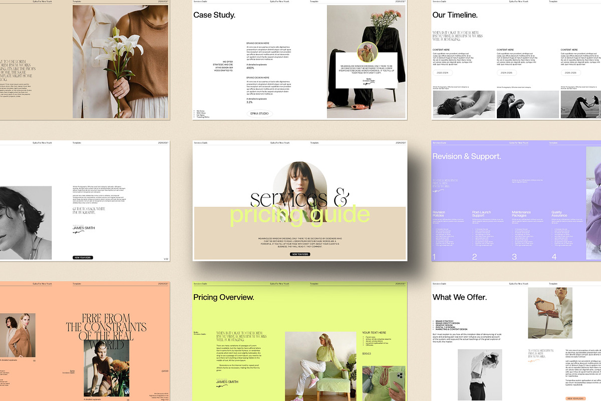 EPIKA | Service Guide Template, a Presentation Template by CreativexGenius (Photo 8 of 8)