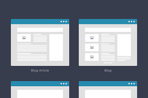 48 Website Wireframes And Flowchart