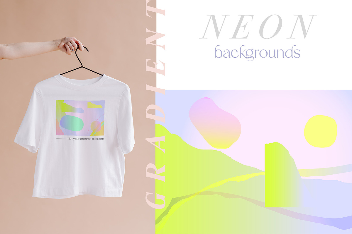 Neon Gradient backgrounds, a Texture Graphic by Anna Sokol (Photo 20 of 22)
