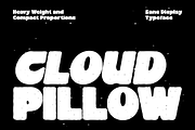 LL Cloud Pillow Bold Display Font, a Sans Serif Font by Lives And Levels (Thumbnail 8 of 12)