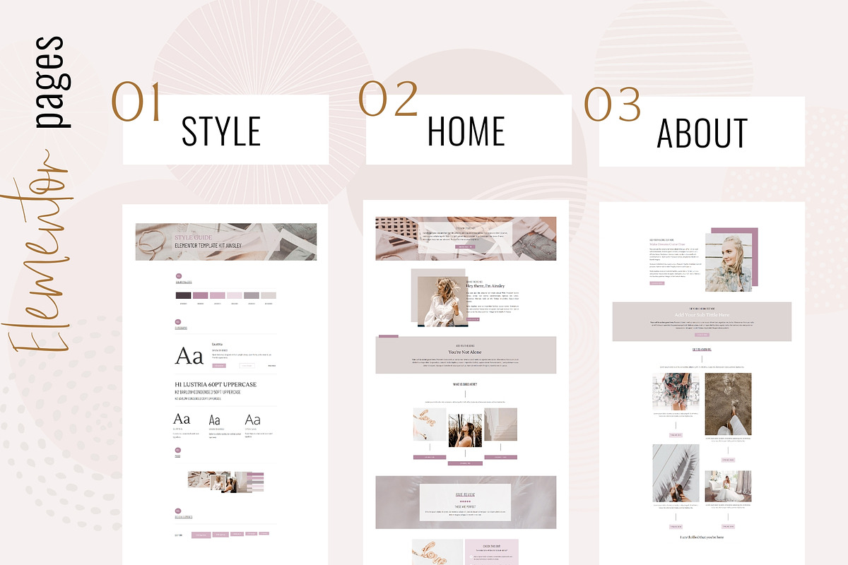 Elementor Template Kit Ainsley, a WordPress Template by Brand & Palms (Photo 4 of 8)
