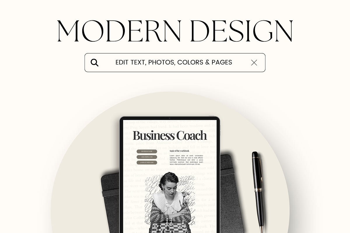 Canva Workbook Template for Coaches, a Magazine Template by Branding Babe Co. (Photo 10 of 10)