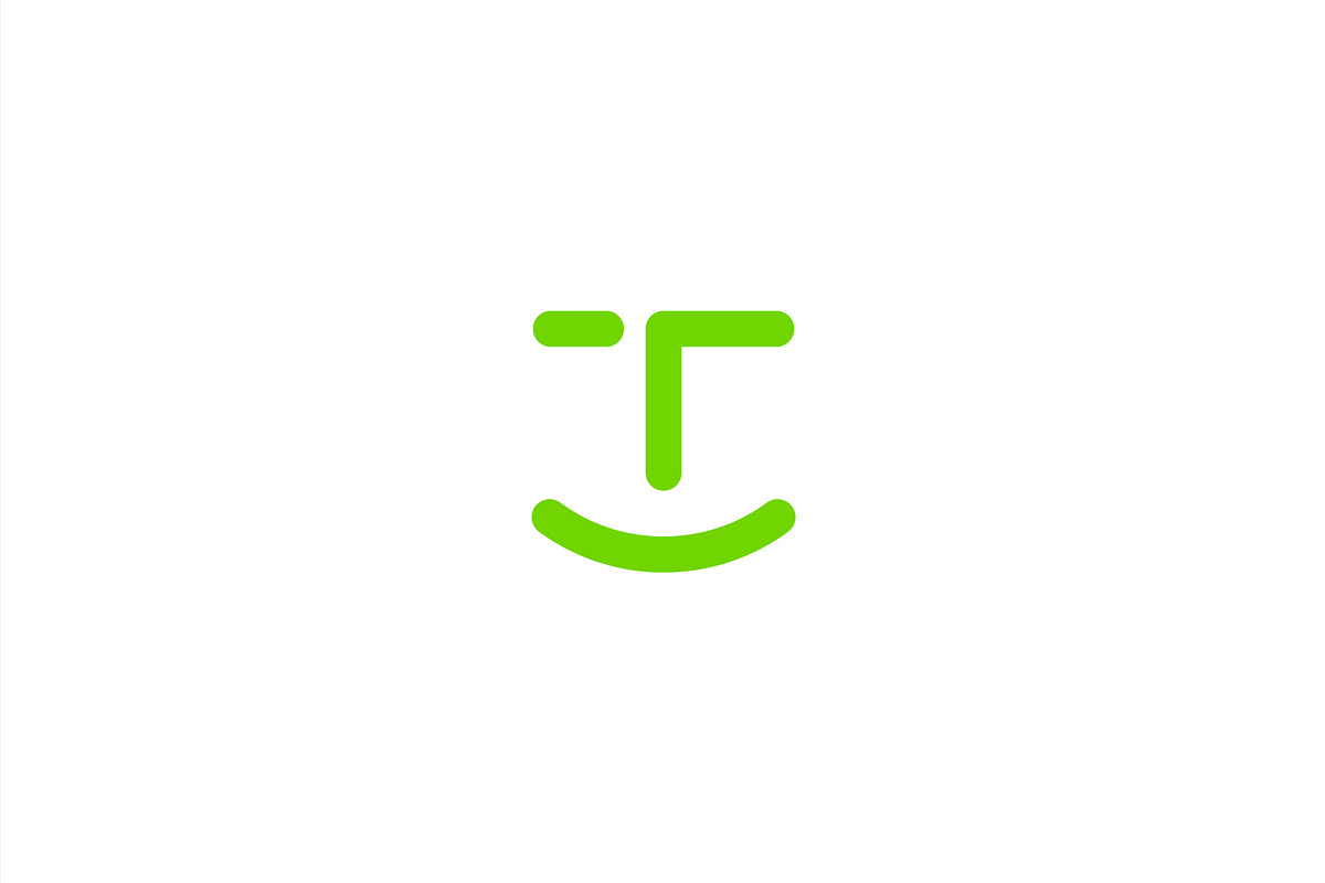 T smile logo template., a Branding & Logo Template by Anton Akhmatov (Photo 1 of 3)