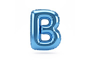 Blue Metallic Letter B Foil Balloon, a School & Education Photo by shahsoft (Thumbnail 1 of 2)