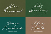 Sandoria Dawnvale Script Font, a Script Font by Denustudios (Thumbnail 7 of 13)