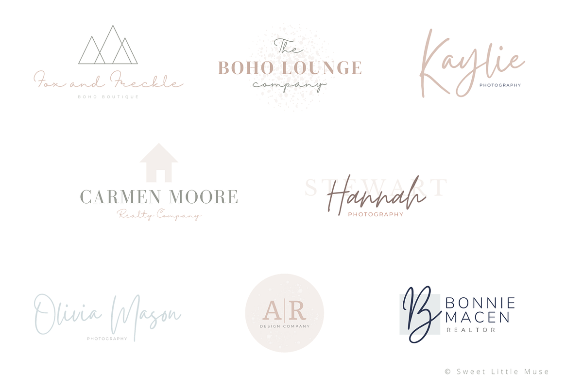 SALE! Canva Logo Templates, a Branding & Logo Template by Sweet Little Muse (Photo 3 of 5)