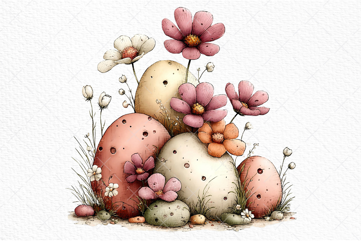 Whimsical Easter Clipart, an Illustration by Craft Nest (Photo 10 of 11)