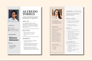 50 Professional Resume Templates, a Templates & Theme by TemplateCastleStore (Thumbnail 2 of 10)