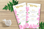 Pink Lilac Watercolor Wedding Suite, a Stationery Template by Love Design (Thumbnail 7 of 14)