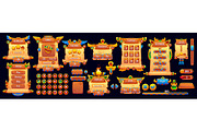 Egypt game bar asset, vector UI, an Illustration by Vector Tradition (Thumbnail 1 of 3)