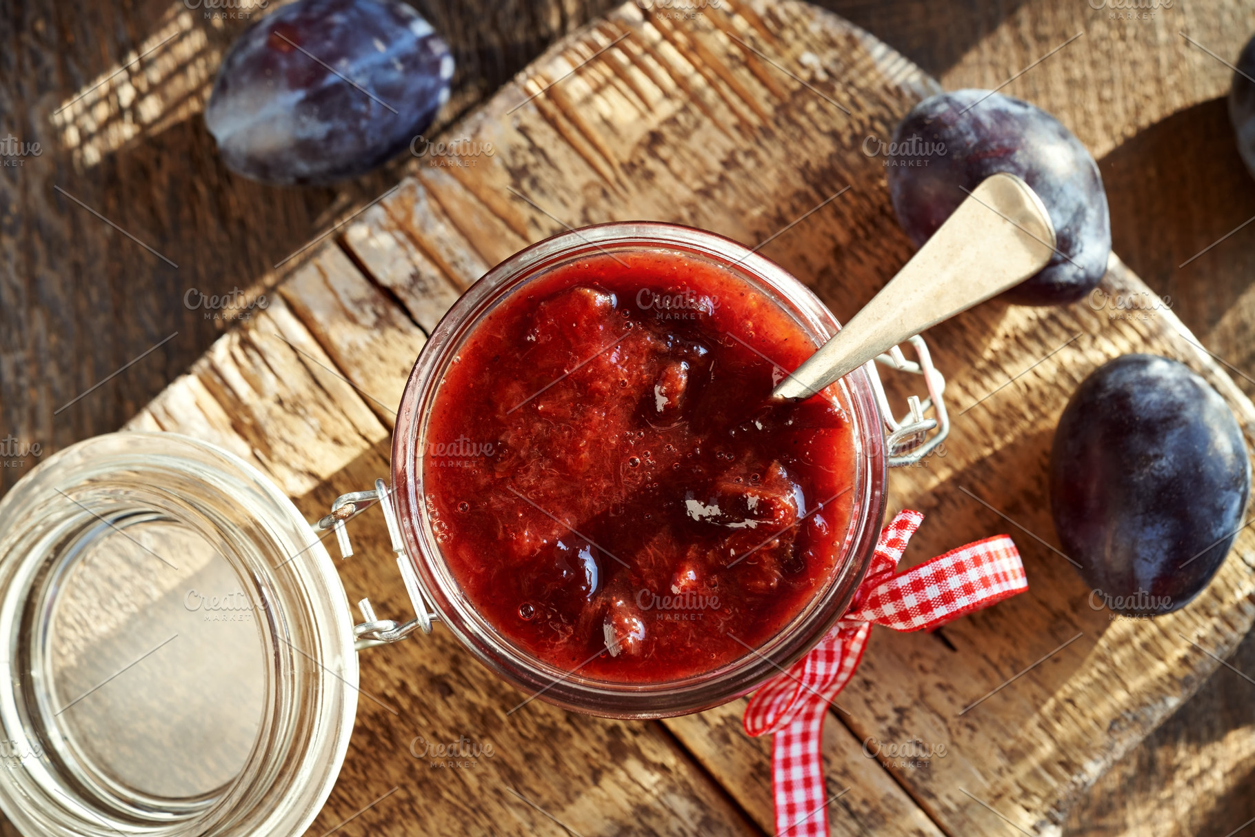 Klevela - homemade preserved product similar to plum jam, a Food & Drink Photo by Madeleine Steinbach