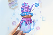 Frozen Sweets Clipart & Patterns, a Decorative Illustration by Valin Malin (Thumbnail 5 of 13)