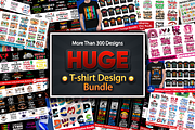 Huge T-shirt Design Bundle, an Illustration by Genius Graph (Thumbnail 1 of 9)