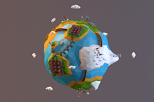 Low Poly Earth