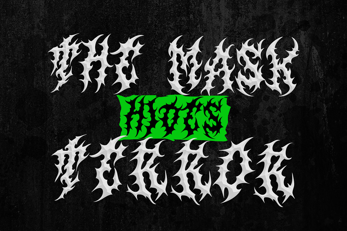 SATRUNS Metal Blackletter Horror, a Blackletter Font by dansdesign (Photo 14 of 18)