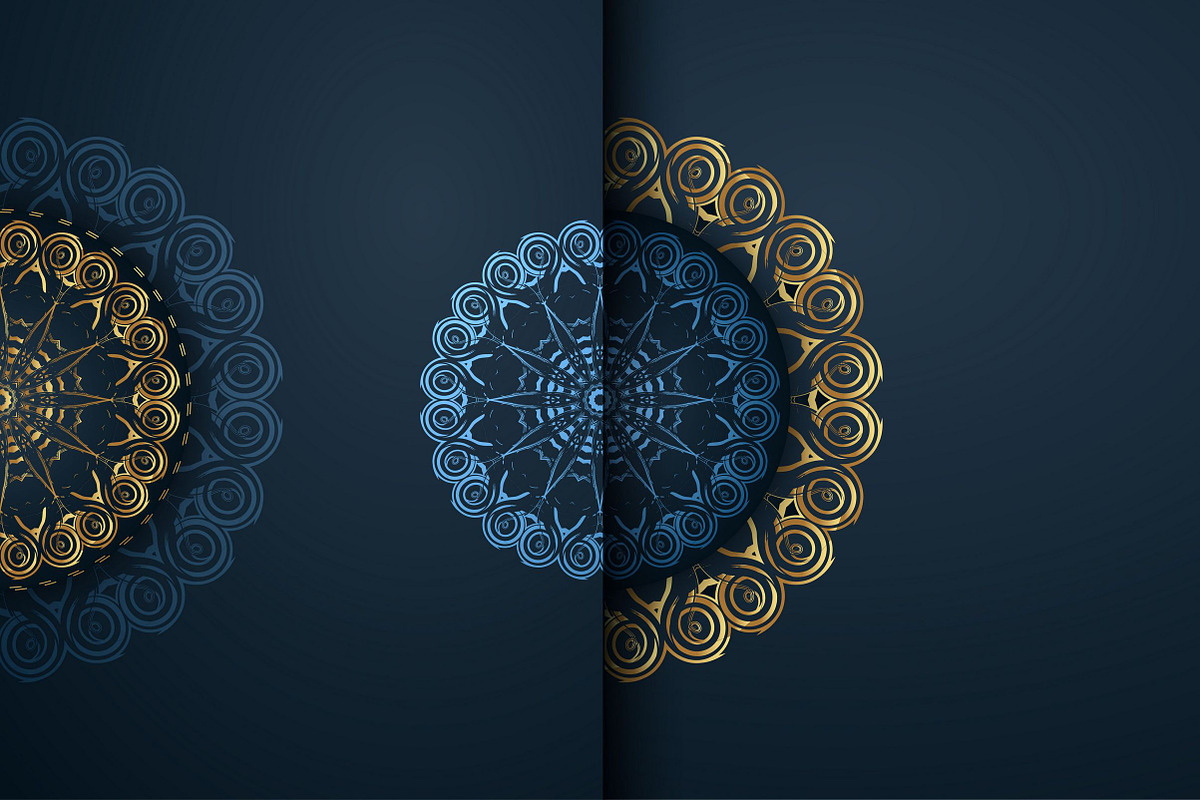 Mandala Circular Pattern Vector Pack, a Background Graphic by NJ Himel (Photo 2 of 95)
