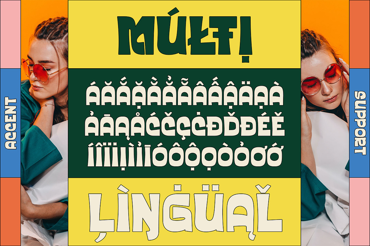 Kosnat Trunks Retro Display Typeface, a Sans Serif Font by alit design (Photo 9 of 20)