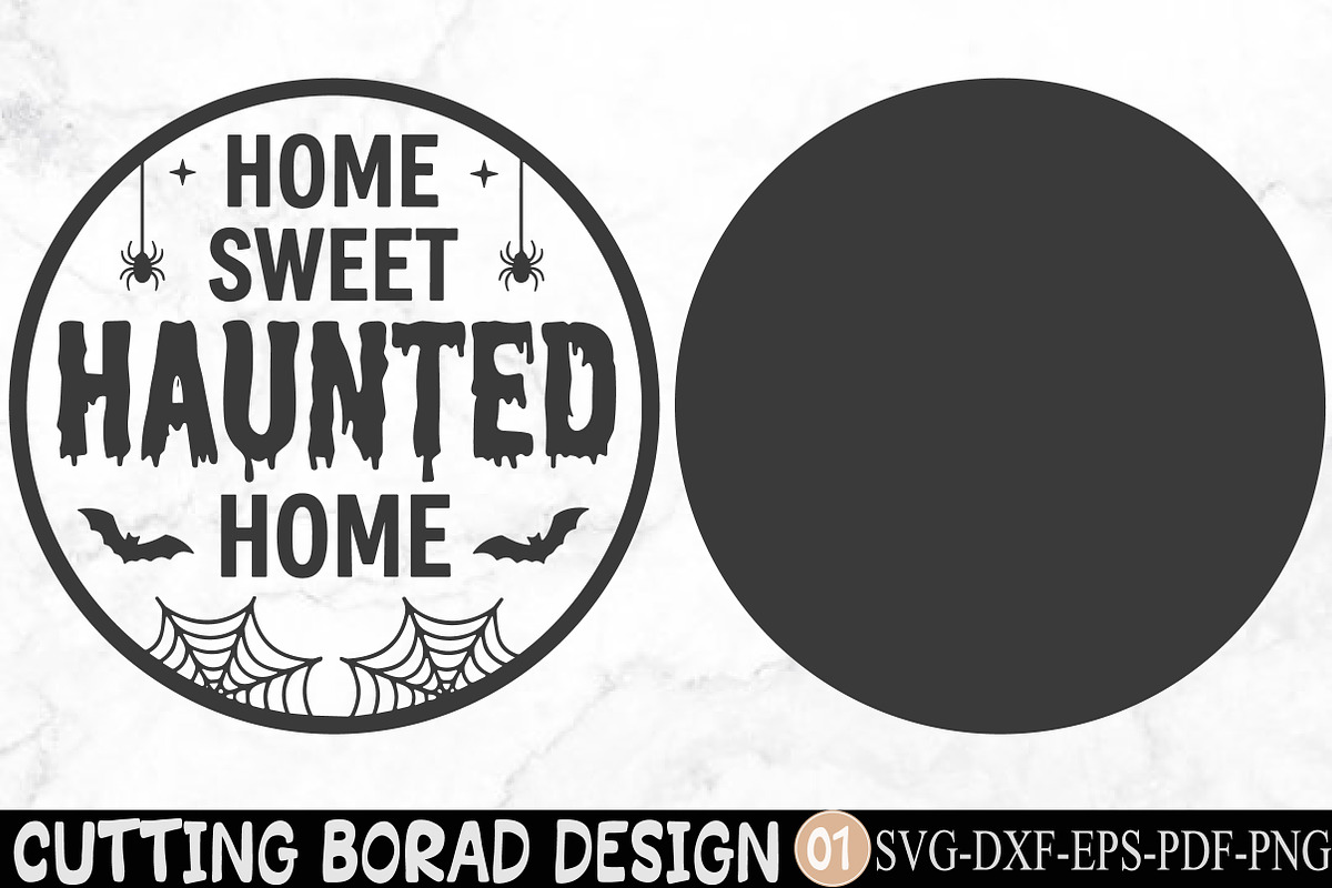 Home Sweet Haunted Home Halloween, an Object Graphic by Rose Art (Photo 2 of 3)