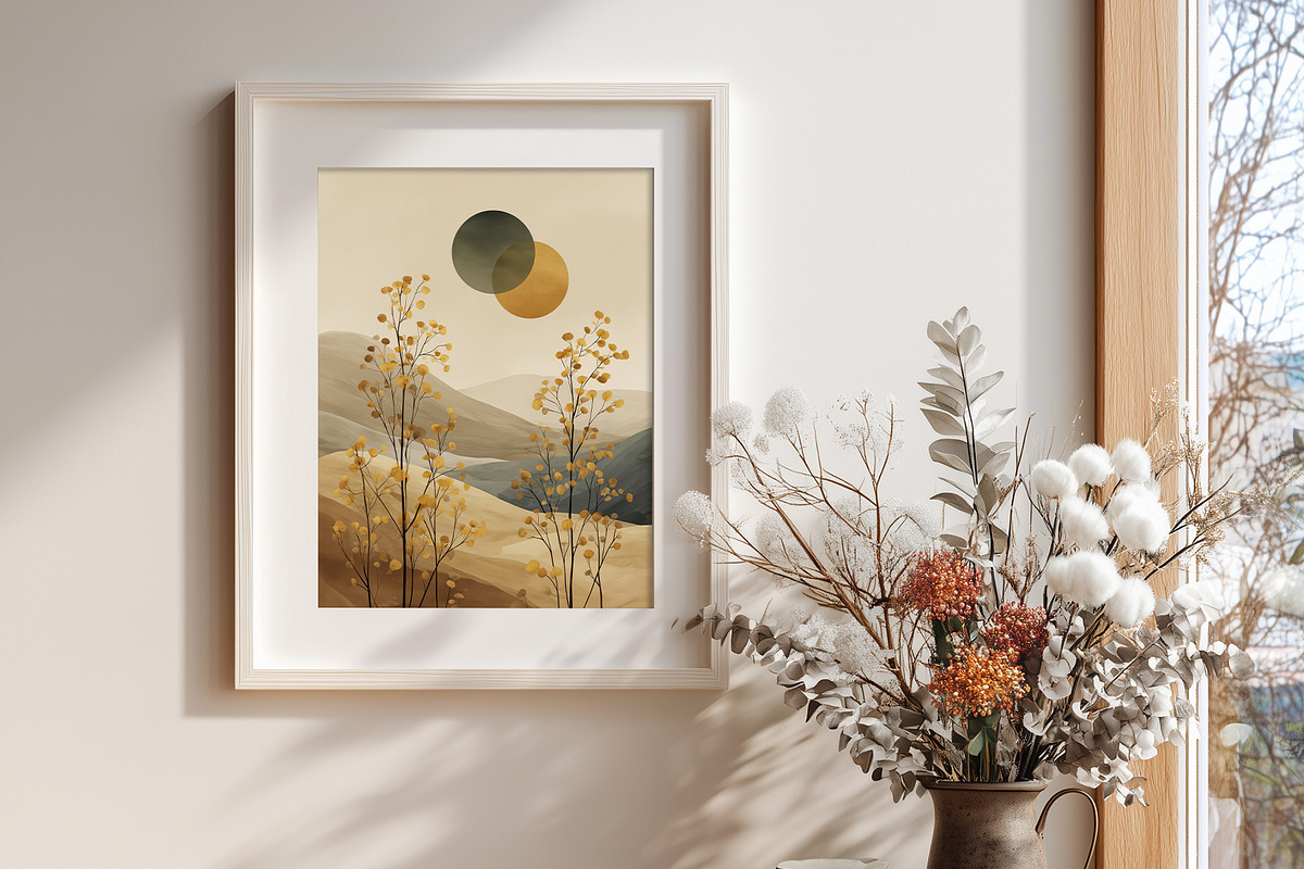 Modern Nature Landscape Illustration, a Decorative Illustration by Housui Patterns (Photo 6 of 12)