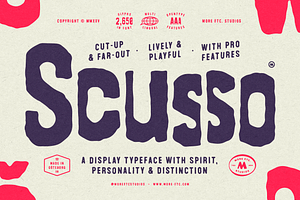 Scusso Typeface