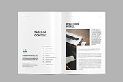Minimal Employee Handbook Template, a Brochure Template by afsar.hossain (Thumbnail 4 of 7)