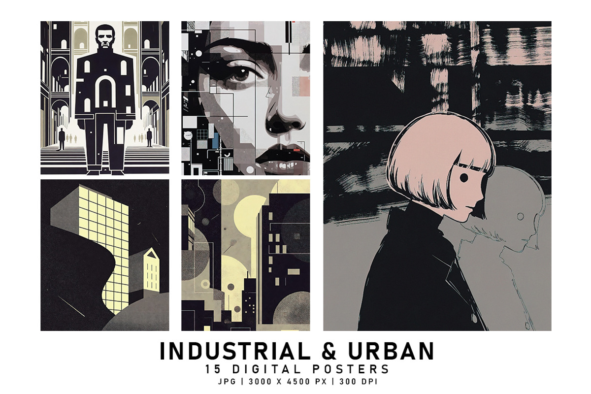 Industrial and Urban, a Decorative Illustration by Digital Art Creations (Photo 2 of 7)