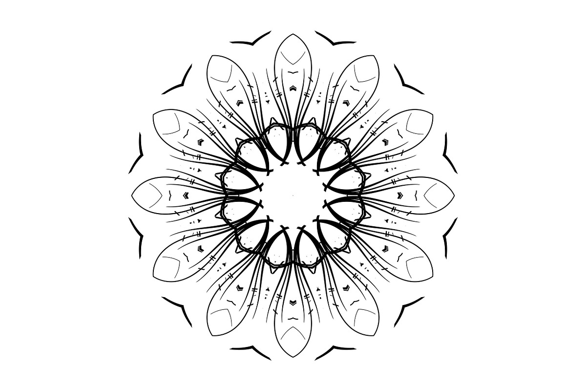 High Quality Mandala Clipart Bundle, a Decorative Illustration by NJ Himel (Photo 81 of 103)