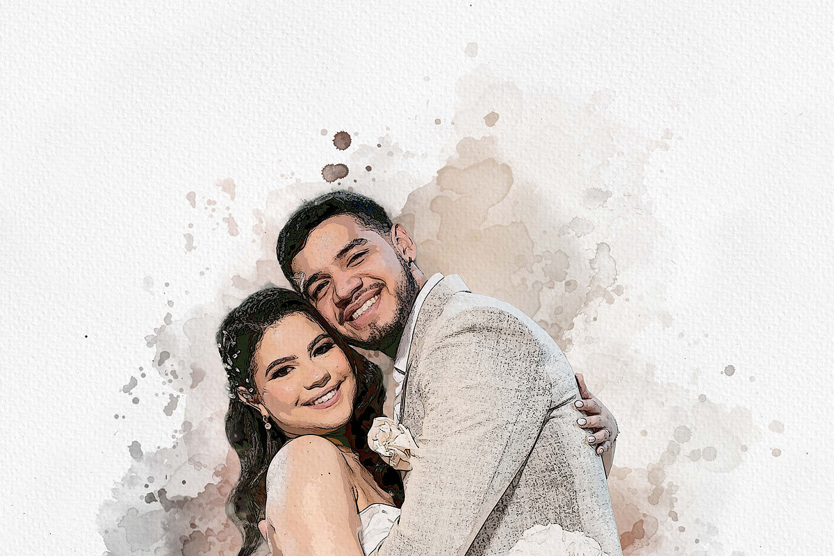 Wedding Watercolor Art Photo Effect, an Action Add-On by MRI STUDIO (Photo 20 of 22)