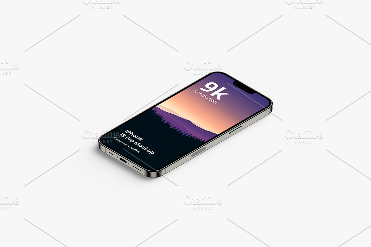 iPhone 13 Pro Mockup, an iPhone Mockup by Mockupia (Photo 10 of 27)