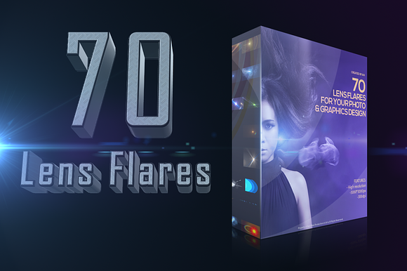 70 Lens Light Flares Bundle preview 6