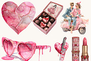 Dark Valentine Couple Clipart, a Person Illustration by Design Scotch (Thumbnail 5 of 8)