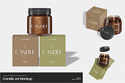 Candle Jar Mockup, a Packaging Mockup by Permadi Creative (Thumbnail 1 of 5)