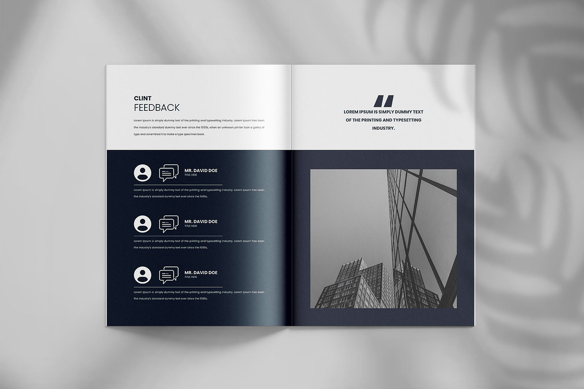 Company profile brochure template, a Brochure Template by Tanmoy Topu (Photo 11 of 12)
