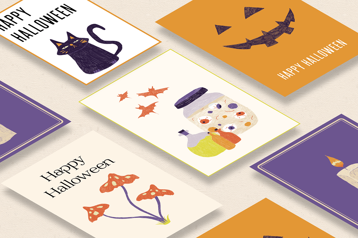 Spooky Spectacle: Halloween Elements, a Seasonal Illustration by Littlefield Design (Photo 5 of 8)