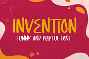 Invention - Unique Display Font, a Sans Serif Font by CreateBigSupply (Thumbnail 9 of 11)