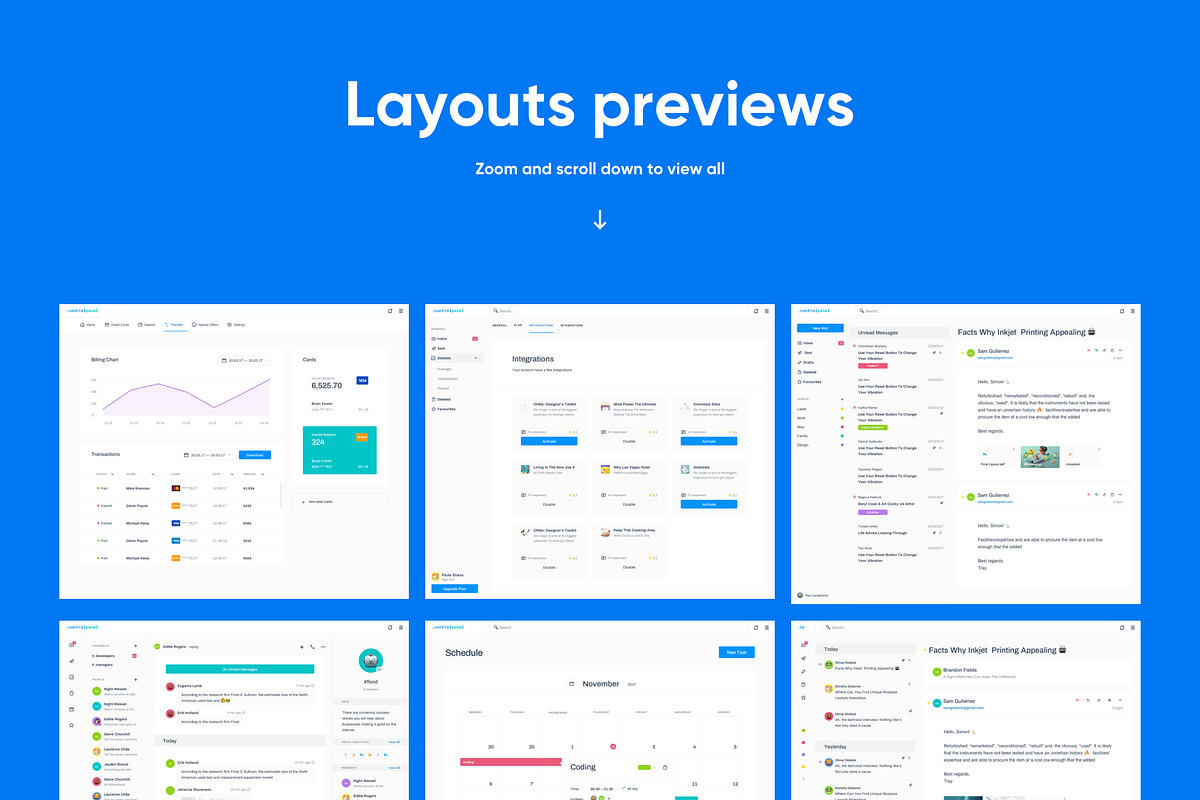 .controlpanel – Design System, an UI Kit Template by ls.graphics