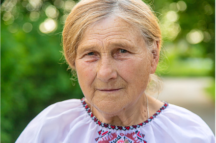 Portrait of an old woman in the, a Person Photo by yanadjana