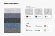 5 Pack Fabric Texture Patterns, a Pattern Graphic by Swatch Supply (Thumbnail 6 of 10)