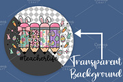 Easter Teacher Pencil PNG, an Illustration by Canvas Craft (Thumbnail 2 of 6)