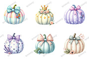 Pastel Preppy Pumpkin PNG, an Illustration by designcity5 (Thumbnail 3 of 5)