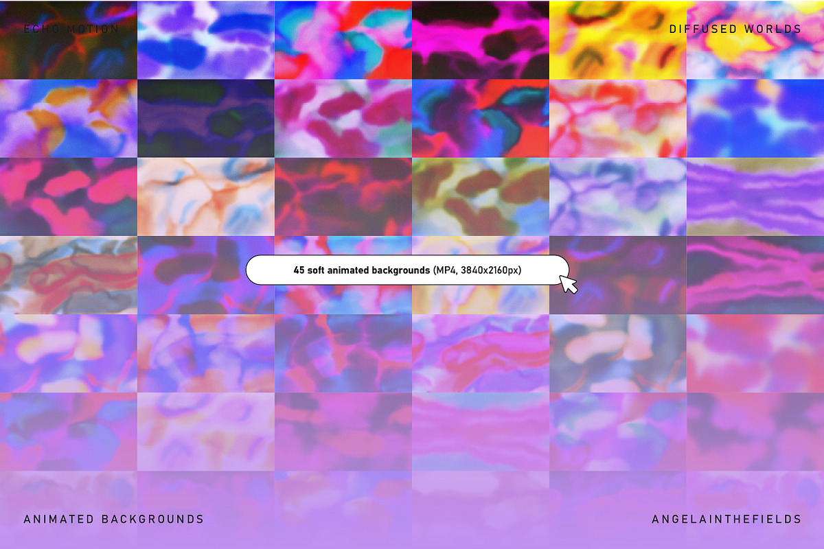 Echo Motion Animated Backgrounds, a Background Graphic by angelainthefields (Photo 7 of 11)