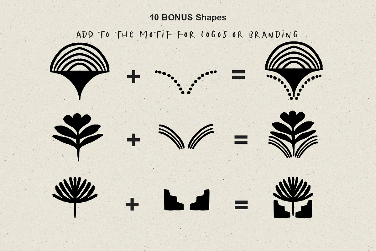 Scallop Motifs and Patterns, a Decorative Illustration by Sweet Fig (Photo 5 of 15)
