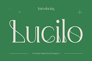 Lucilo – Art Noveau Font, a Serif Font by Craft Supply Co. (Thumbnail 1 of 8)