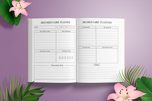 Editable Self-care Planner