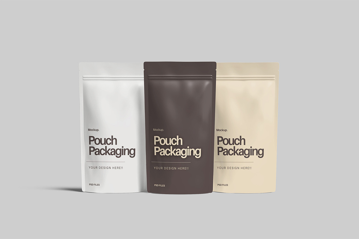 Pouch Packaging Mockup, a Packaging Mockup by Graphiculon (Photo 11 of 11)