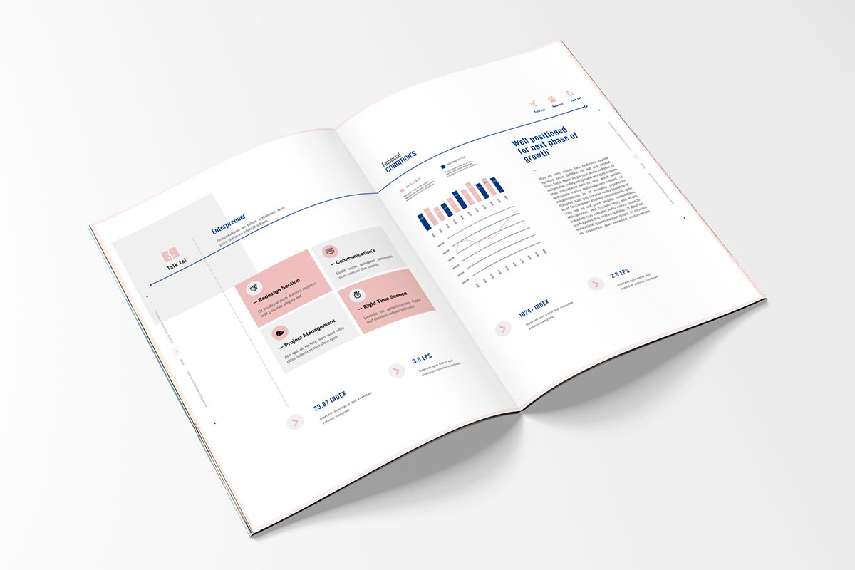 Annual Report Template, a Brochure Template by Elite_Standard (Photo 9 of 13)