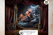 Obsidian Opera Theater Digital Paper, a Decorative Illustration by ThatsDesignArt (Thumbnail 4 of 16)